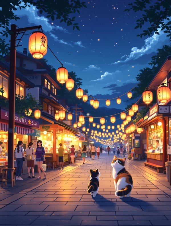 猫与夏祭 - 日韩小视频夏祭热映 猫与夏祭